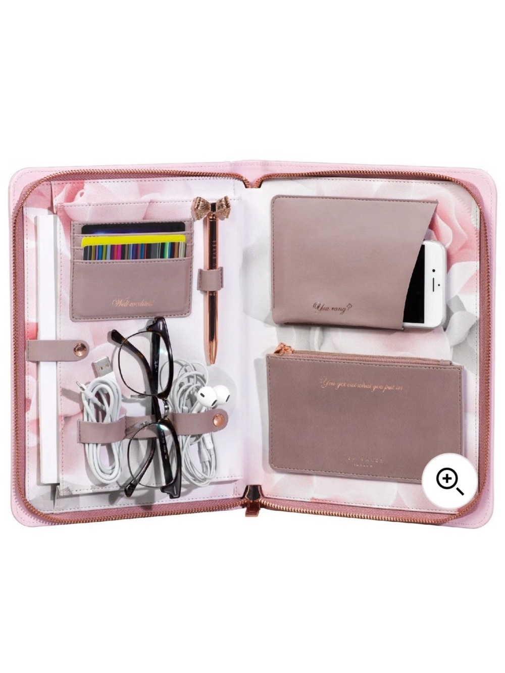 Ted Baker Travel Lifestyle Organizer Folder New